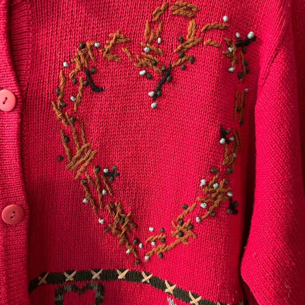Women’s “Believe in Angels” Quacker Factory Sweater Size 1X Excellent Condition - Picture 5 of 8